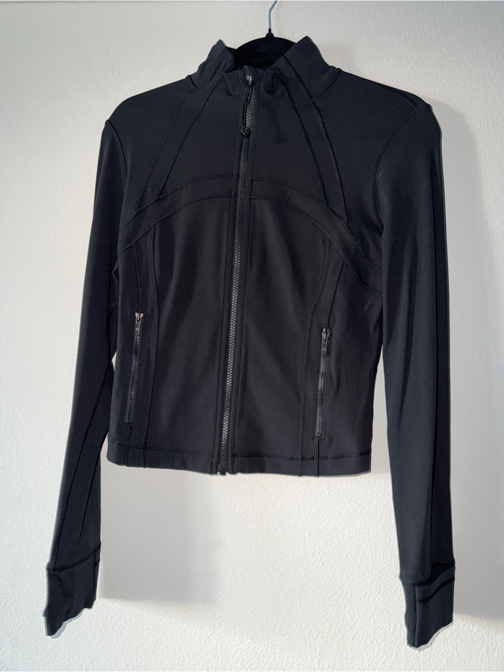 lululemon athletica Black Zip-Up Utility Jacket